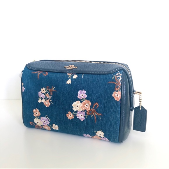 Coach Handbags - SOLD Coach Bennett Crossbody Floral Denim Purse